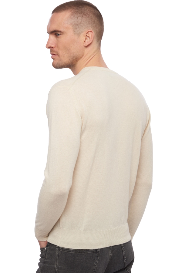 Cachemire pull homme hippolyte natural ecru 3xl