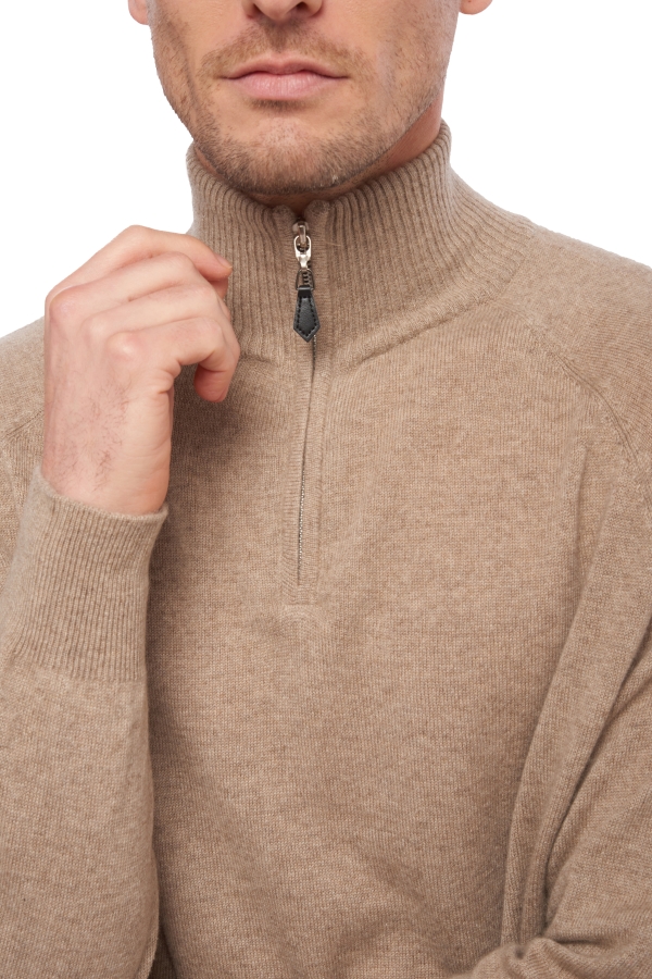 Cachemire pull homme natural vez natural brown m