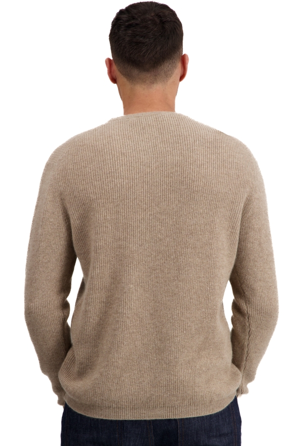 Cachemire pull homme taima natural brown l