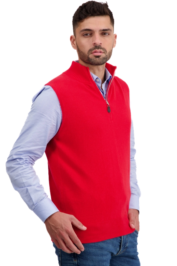 Cachemire pull homme texas rouge l