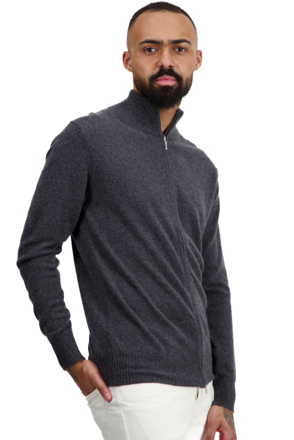 Cachemire pull homme thobias first grey melange l