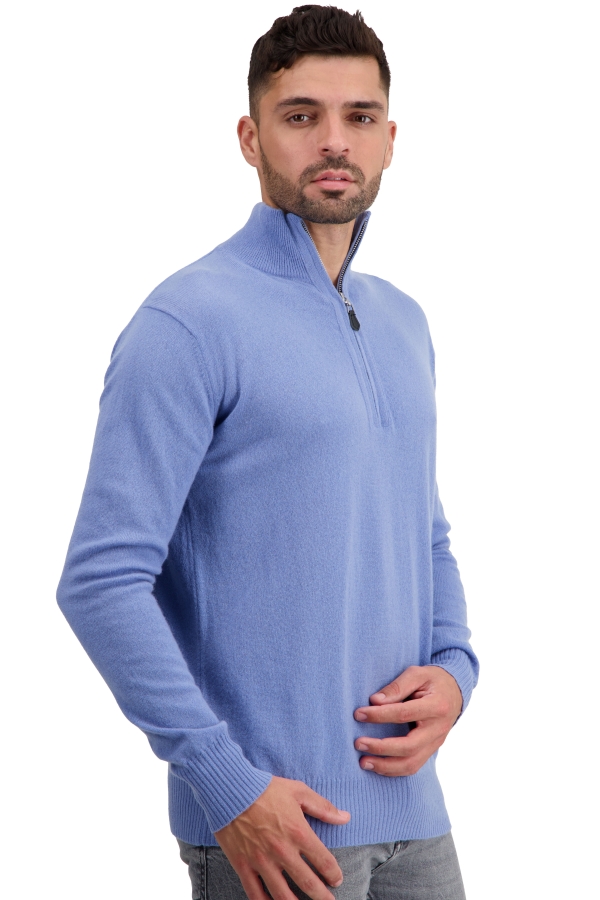 Cachemire pull homme toulon first light blue m