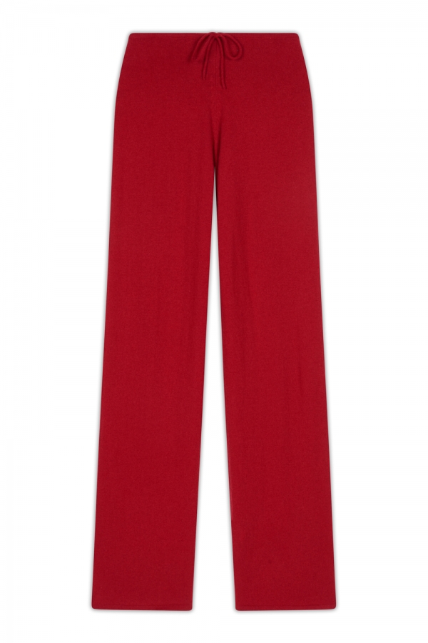 Cachemire pyjama femme loan rouge velours 3xl
