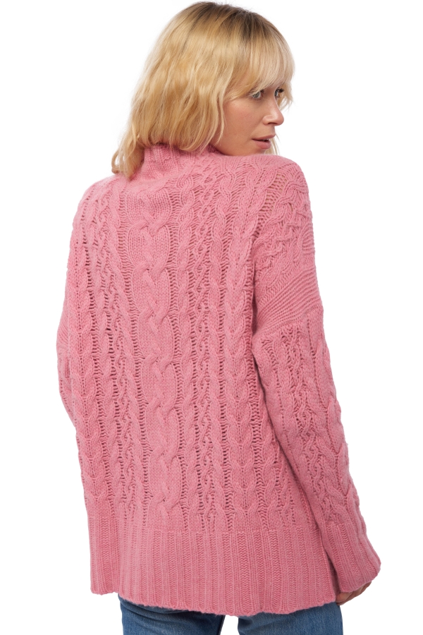 Yak pull femme col roule victoria pink xl