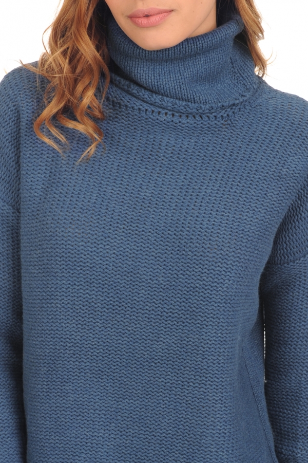 Yak pull femme ygritte bleu stellaire t4