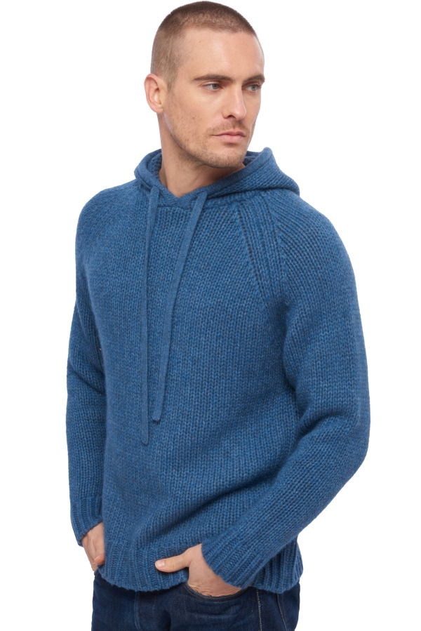 Yak pull homme col rond winston bleu stellaire m