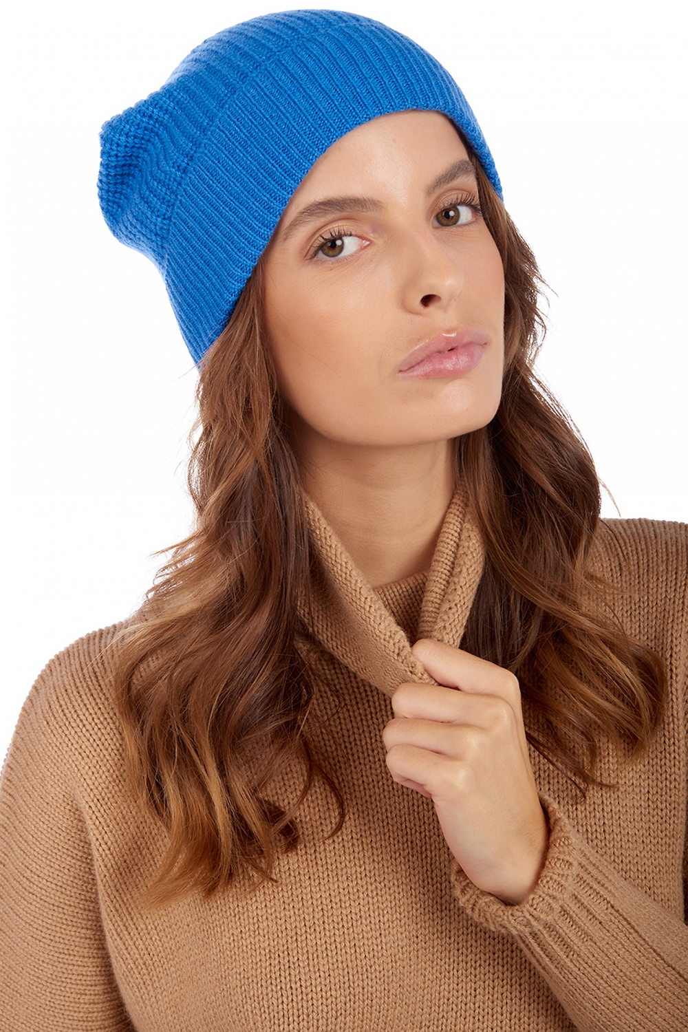 Cachemire accessoires bonnets armix tetbury blue 24 x 23 cm