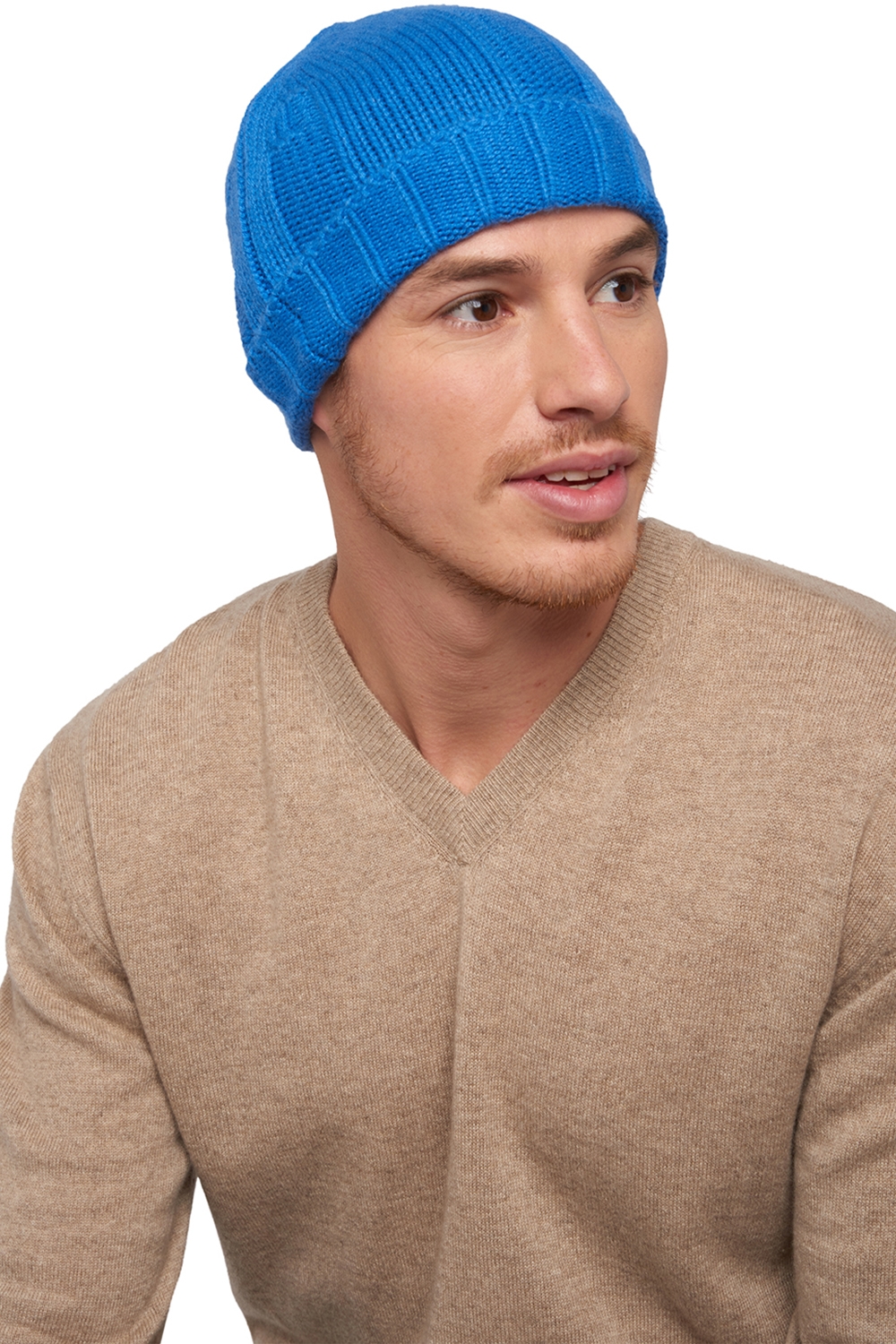 Cachemire accessoires bonnets ted tetbury blue 24 5 x 16 5 cm