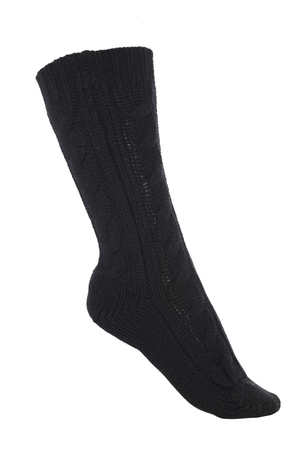 Cachemire accessoires chaussettes pedibus noir 37 41