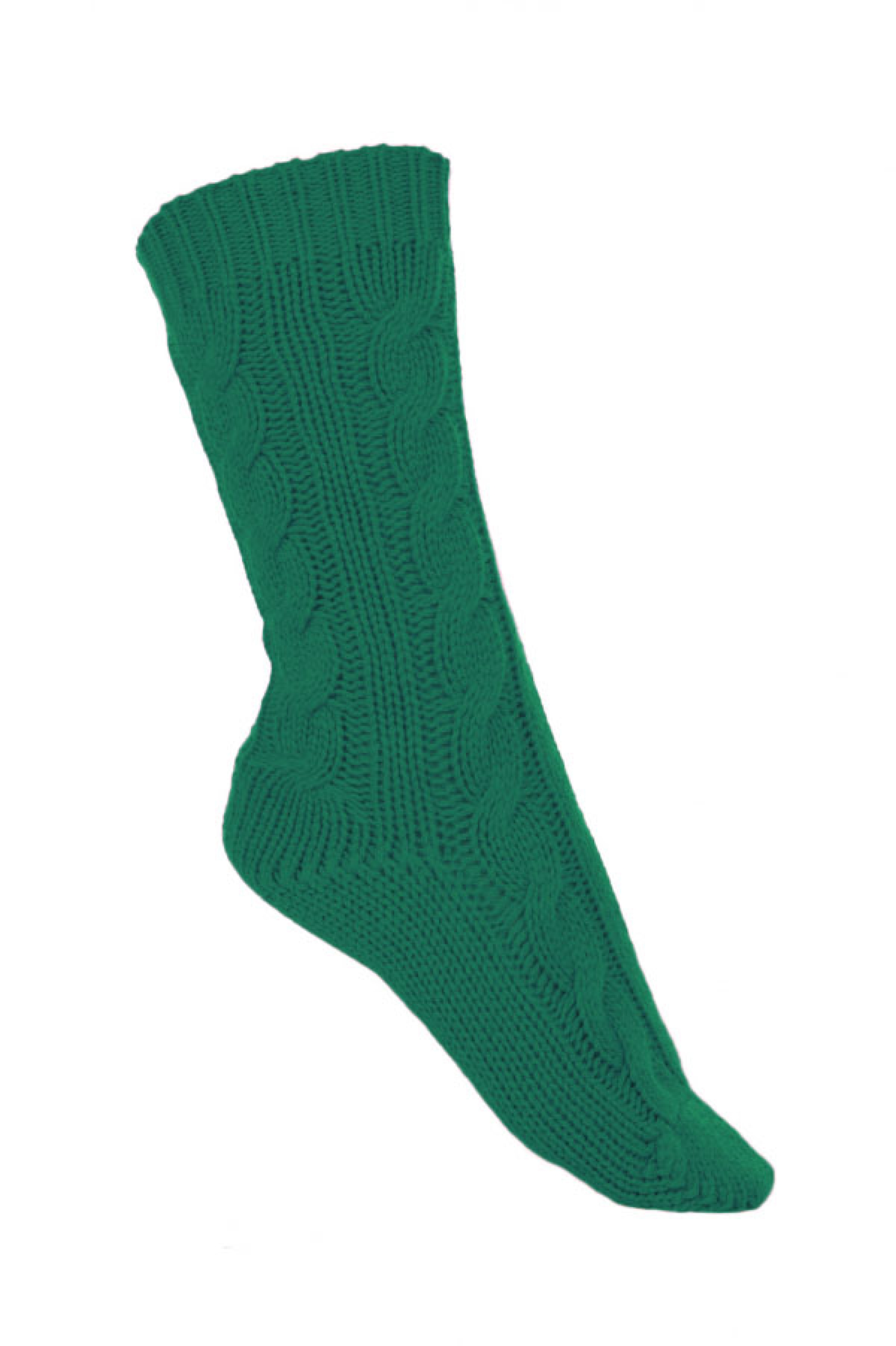 Cachemire accessoires chaussettes pedibus vert anglais 37 41