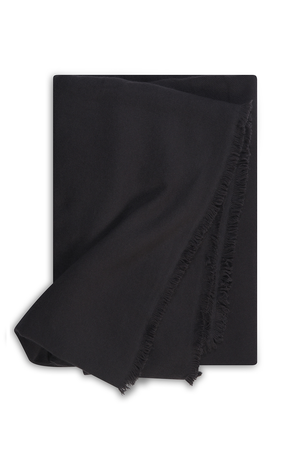 Cachemire accessoires couvertures plaids toodoo plain xl 240 x 260 carbon 240 x 260 cm