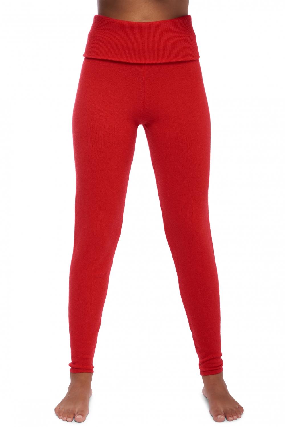 Cachemire pantalon legging femme shirley rouge 2xl