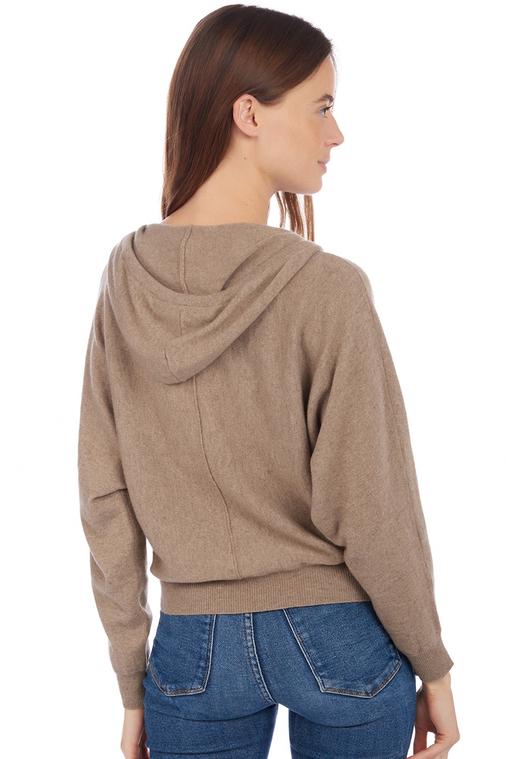 Cachemire pull femme aast natural brown m