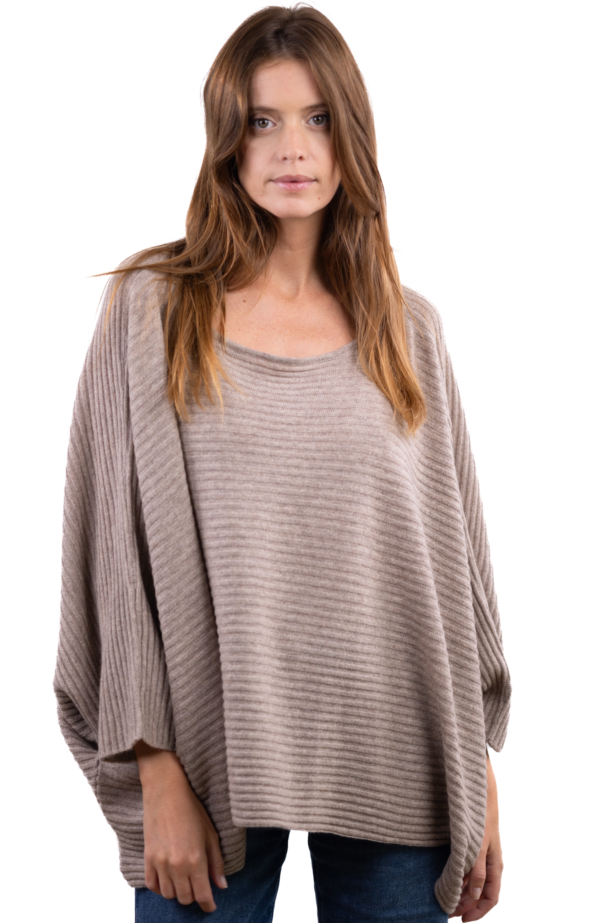 Cachemire pull femme col rond veel toast 3xl