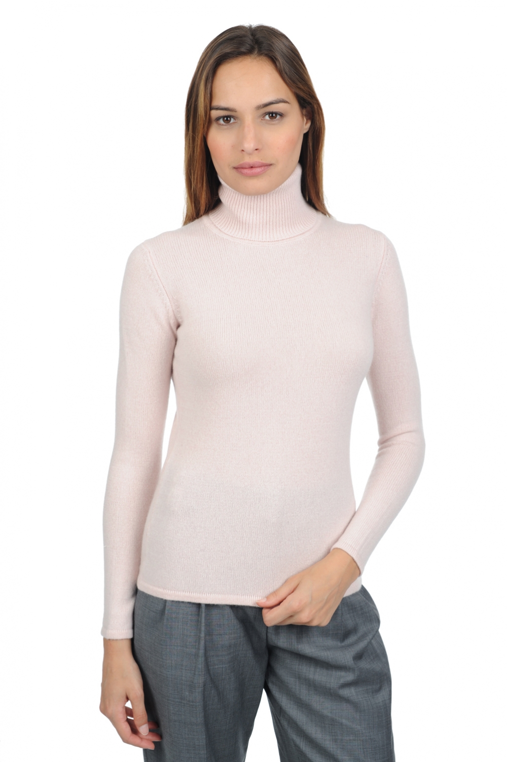 Cachemire pull femme col roule lyanne baby baby m