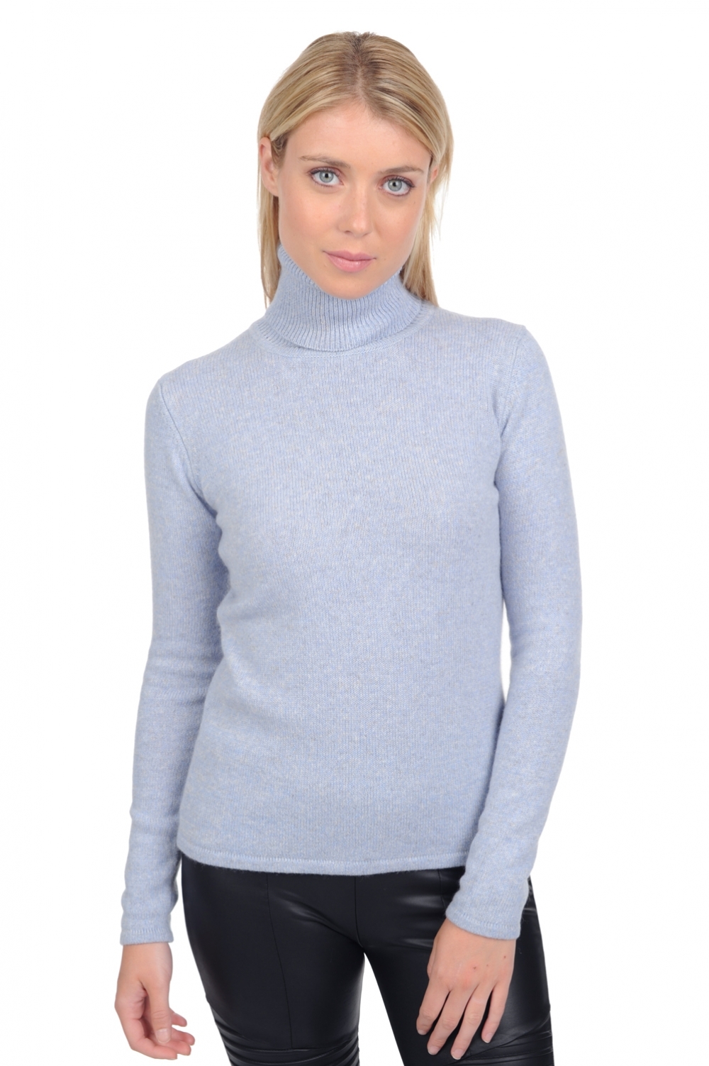 Cachemire pull femme col roule lyanne new everest l