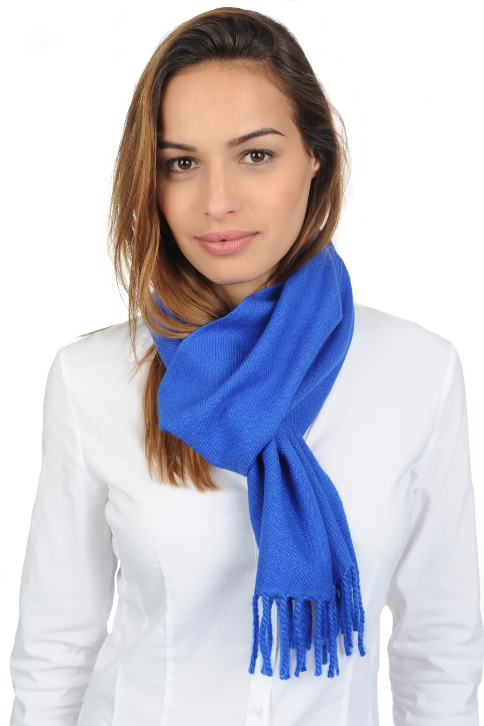 Cachemire pull femme echarpes et cheches kazu170 bleu lapis 170 x 25 cm
