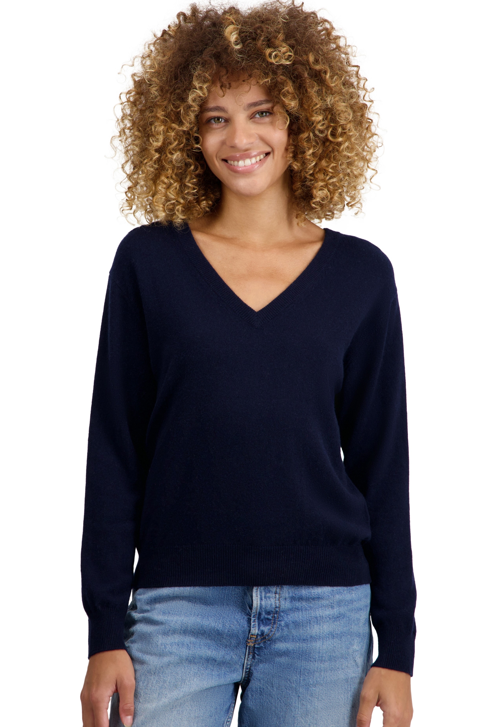 Cachemire pull femme tornade marine fonce xs