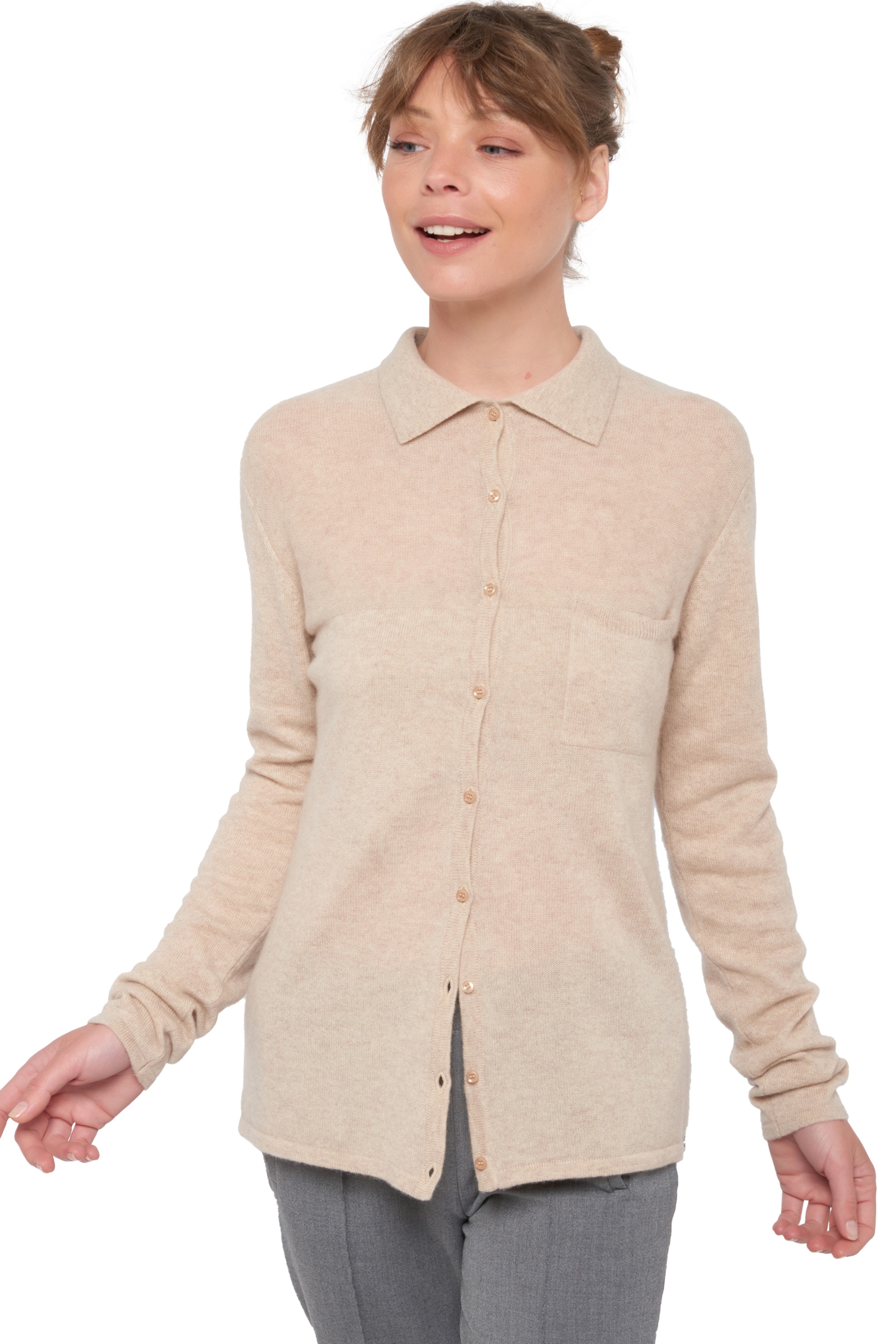 Cachemire pull femme umea natural beige s