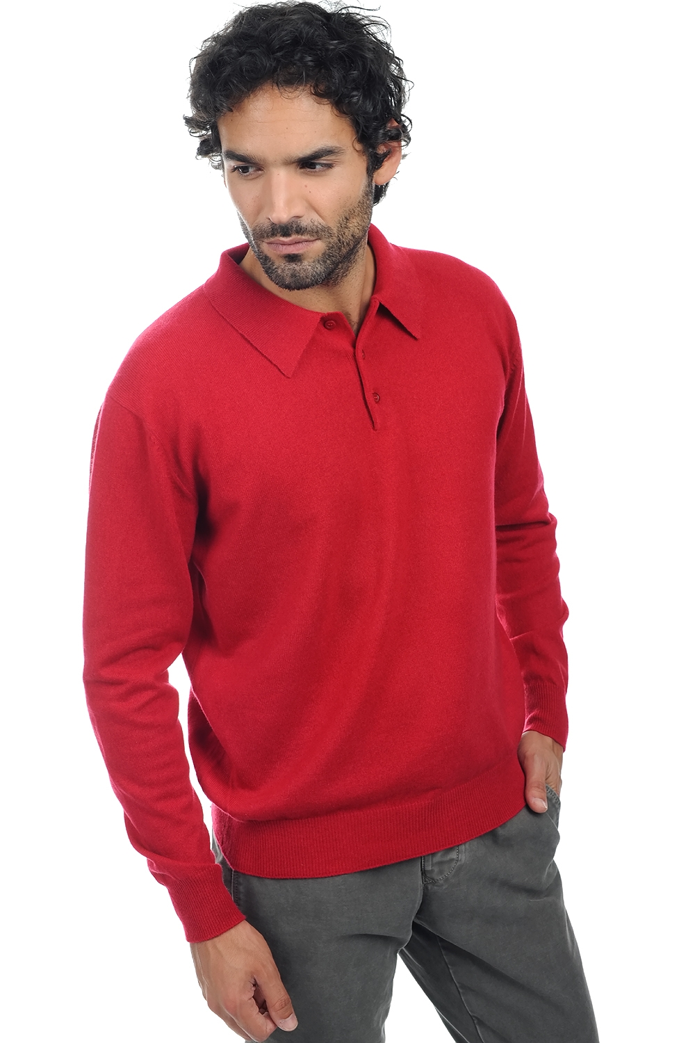 Cachemire pull homme alexandre rouge velours 4xl