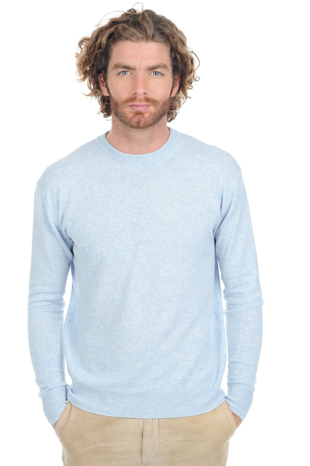 Cachemire pull homme col rond nestor arctic l