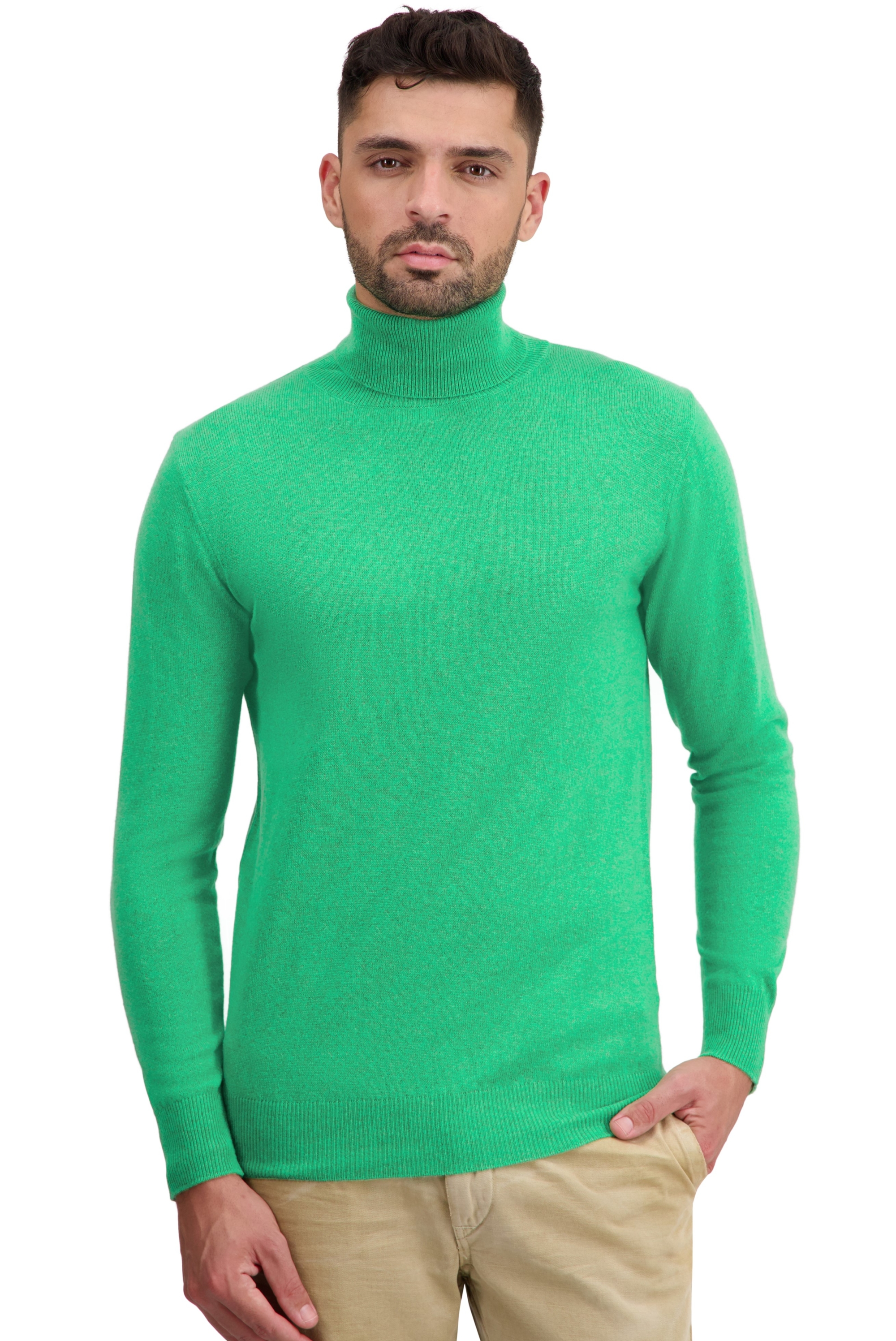 Cachemire pull homme col roule tarry first midori m