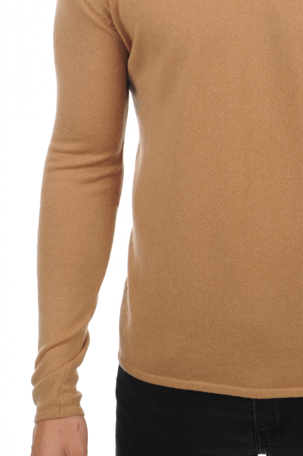 Cachemire pull homme col v arty camel xs