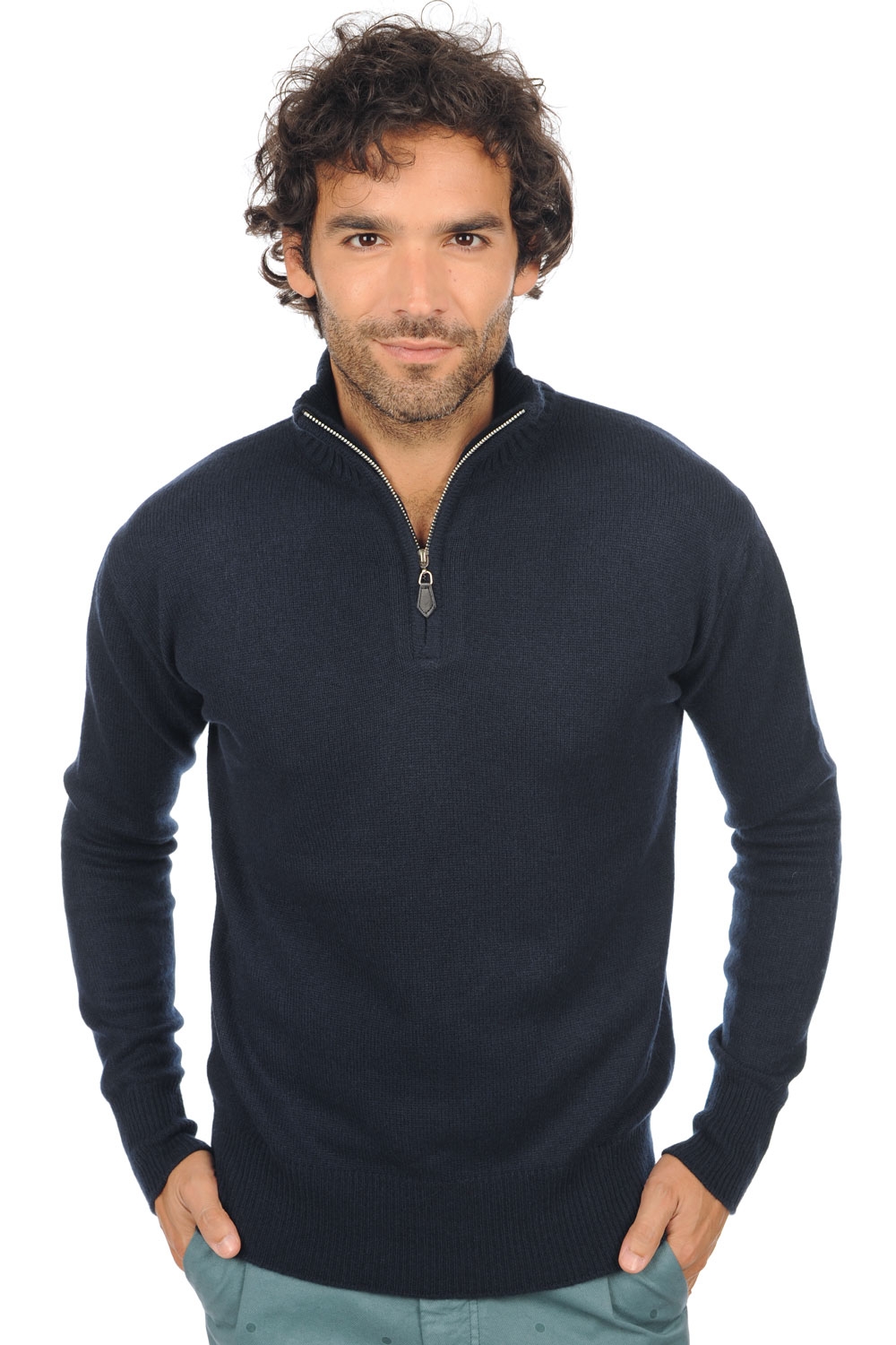 Cachemire pull homme donovan marine fonce xs