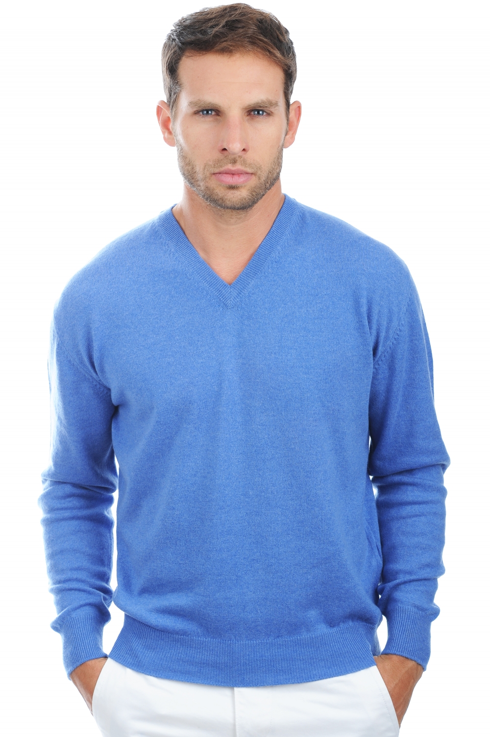 Cachemire pull homme gaspard bleu chine xs