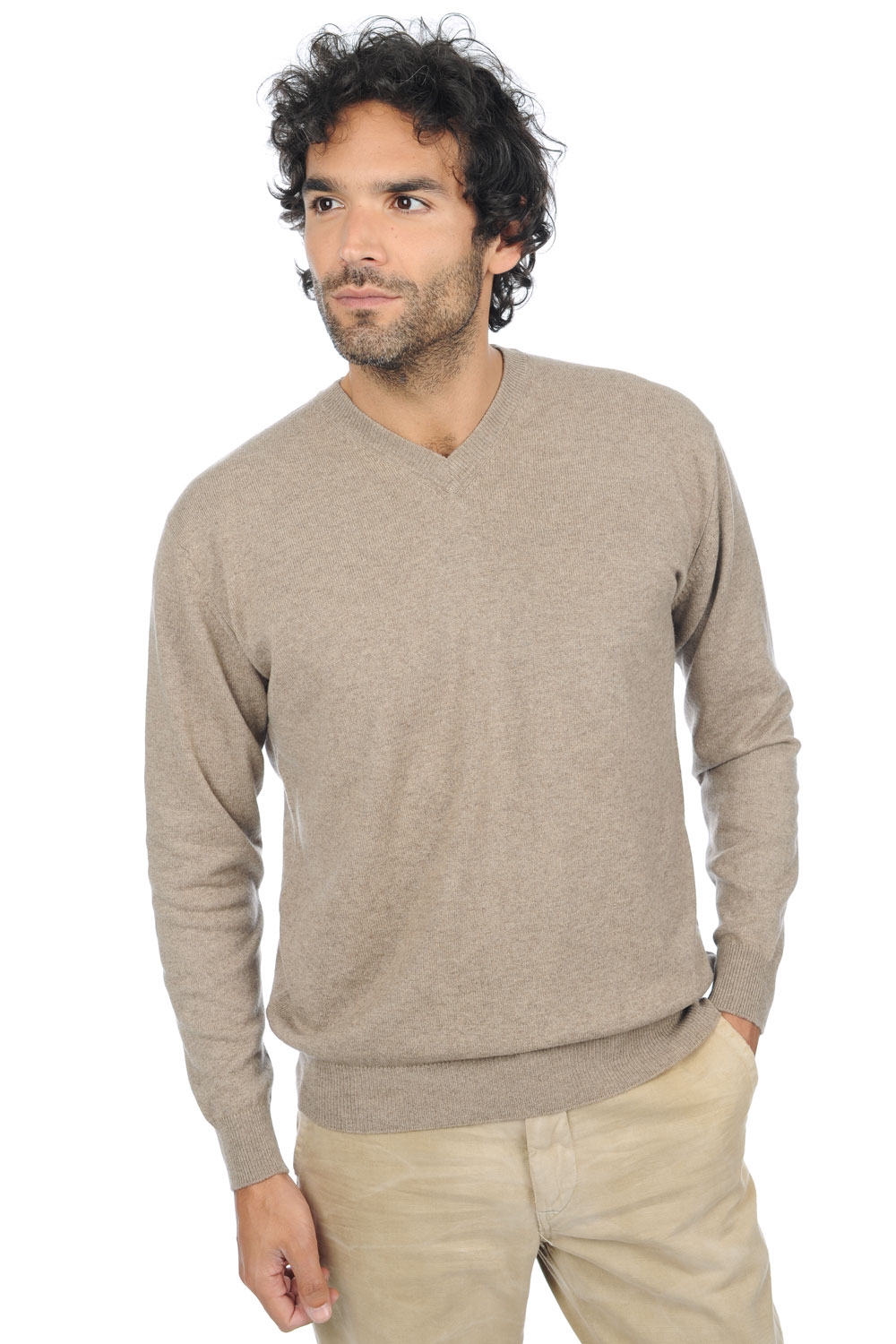 Cachemire pull homme gaspard premium dolma natural xs