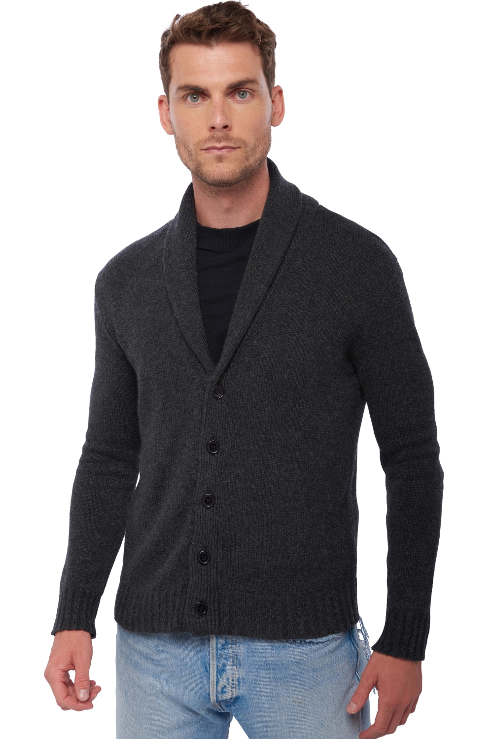 Cachemire pull homme jovan anthracite xs