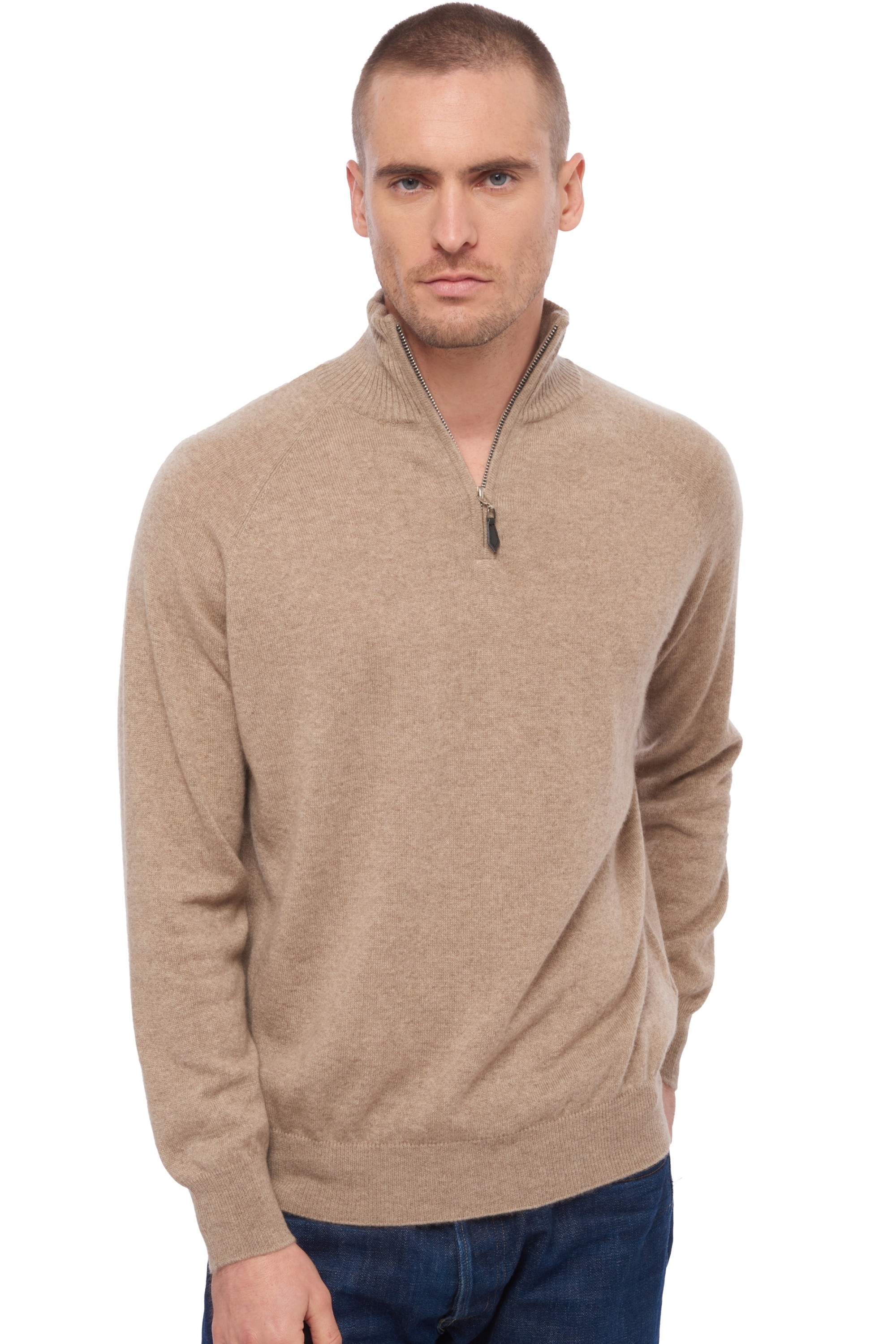 Cachemire pull homme natural vez natural brown m