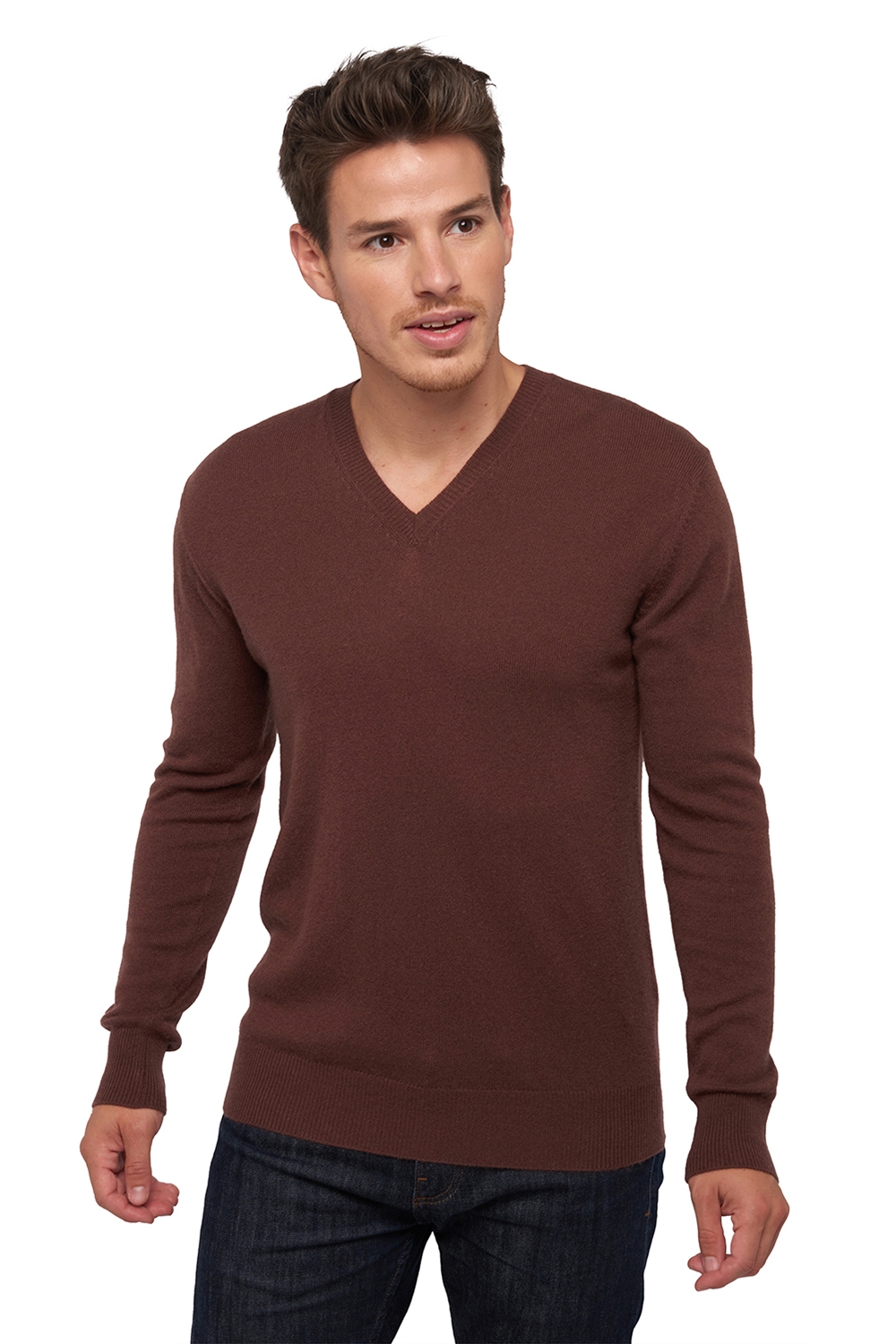 Cachemire pull homme tor first chocobrown m
