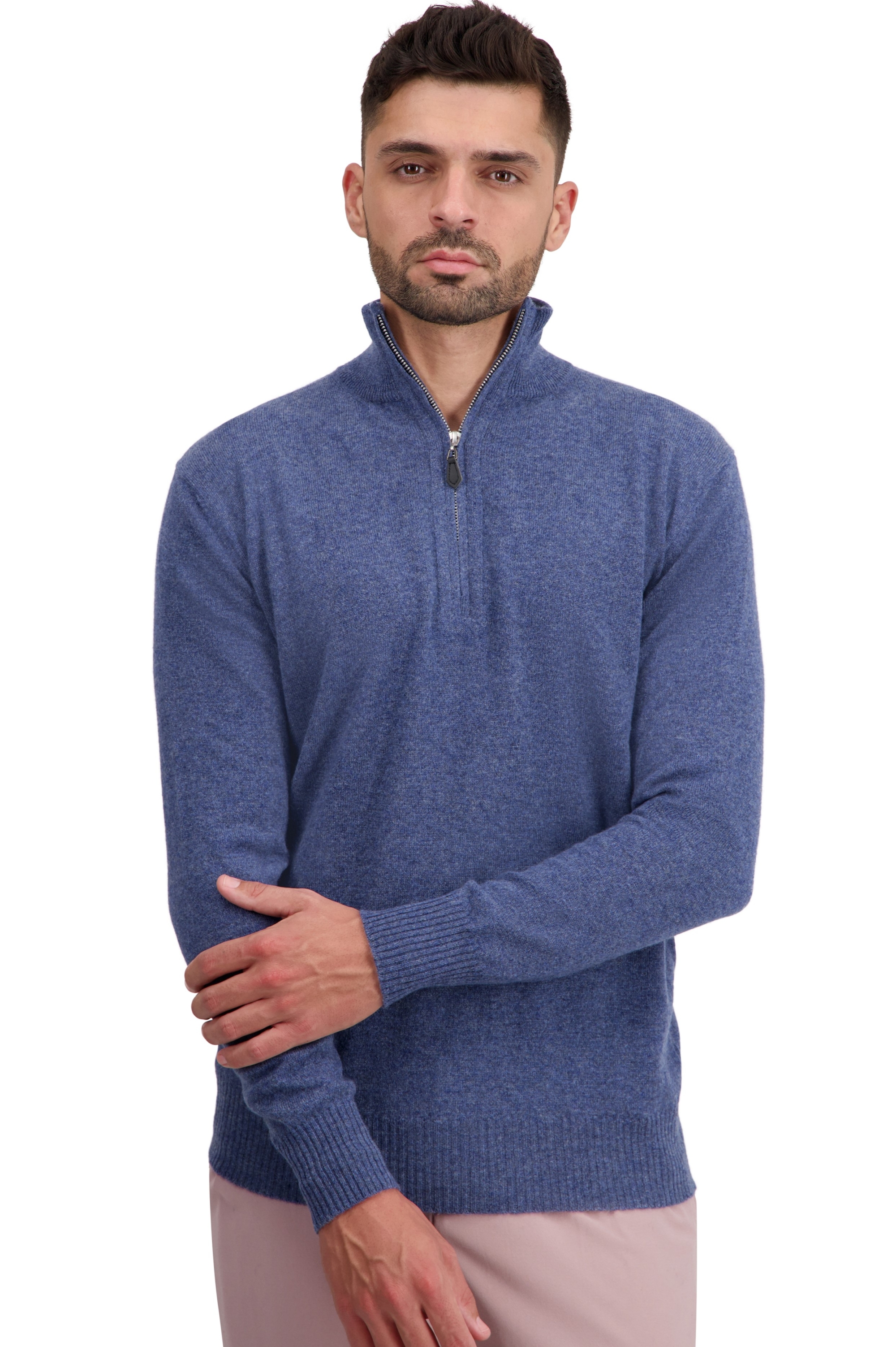 Cachemire pull homme toulon first nordic blue m