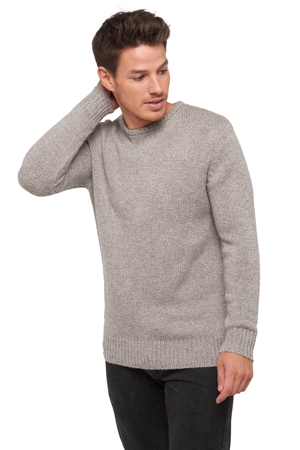 Chameau pull homme col rond cole pierre 3xl