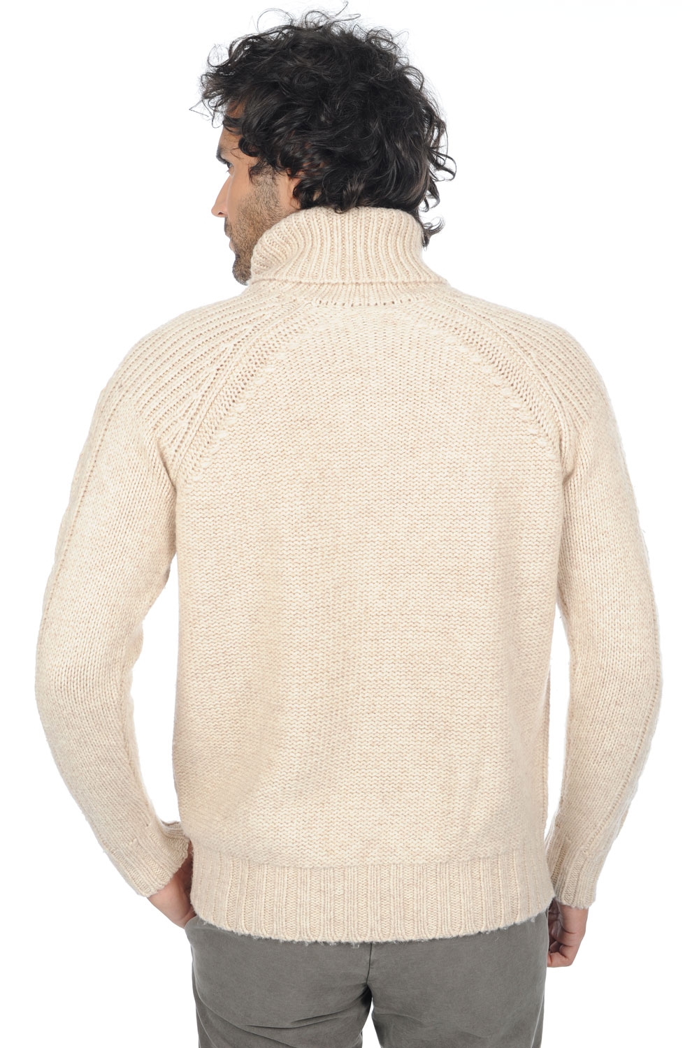 Chameau pull homme col roule idriss nature m